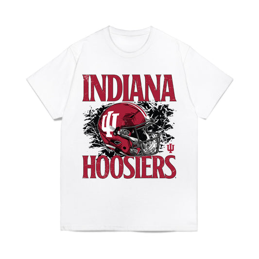 Indiana - NCAA Football : Stephen Daley - Vintage Helmet Comfort Colors T-Shirt-0