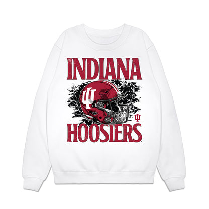 Indiana - NCAA Football : Omar Cooper Jr - Vintage Helmet Premium Crewneck Sweatshirt-0