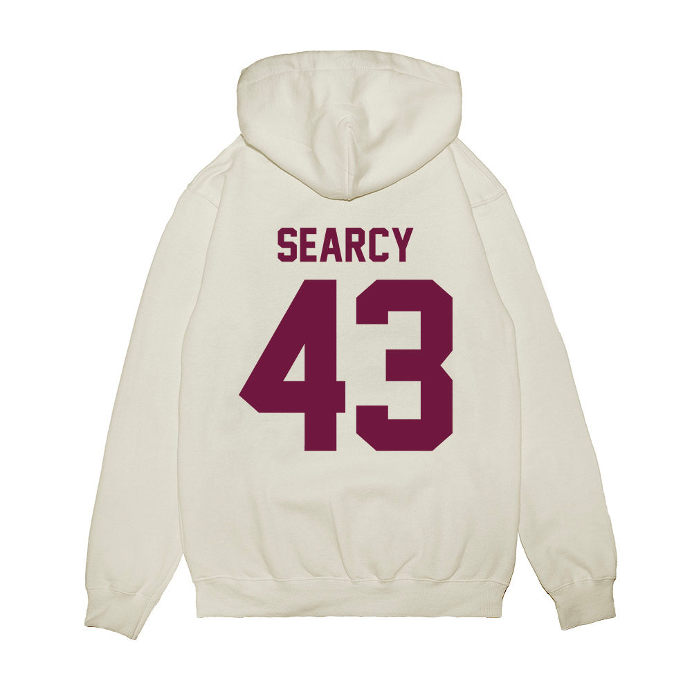 Texas A&M - NCAA Football : Jeremiah Searcy - Vintage Helmet Premium Hooded Sweatshirt-1