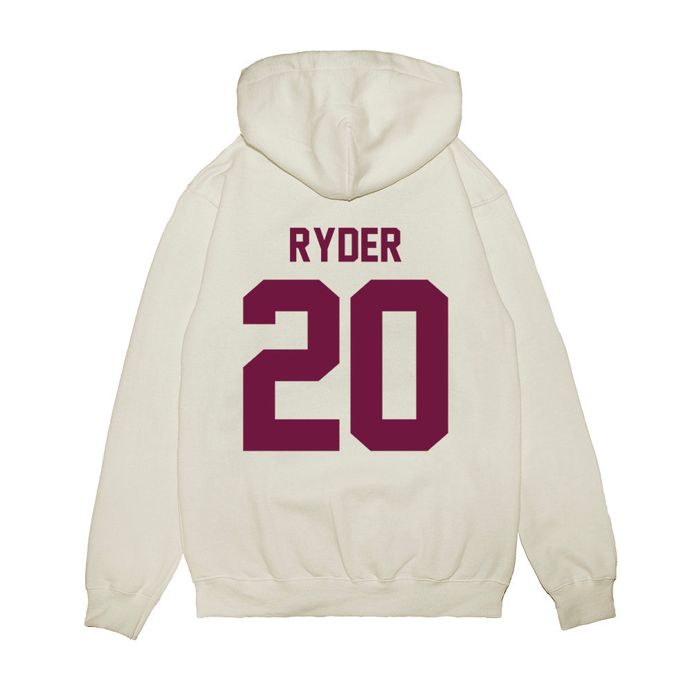 Texas A&M - NCAA Football : Johnny Ryder - Vintage Helmet Premium Hooded Sweatshirt-1
