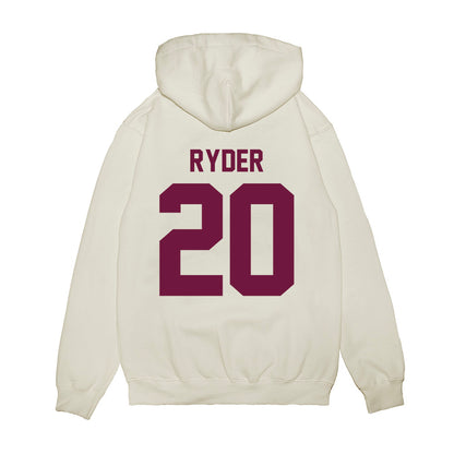 Texas A&M - NCAA Football : Johnny Ryder - Vintage Helmet Premium Hooded Sweatshirt-1