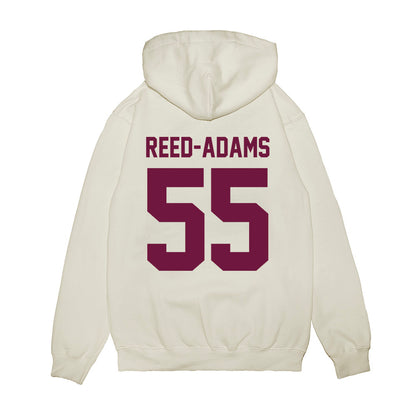 Texas A&M - NCAA Football : Ar'maj Reed-Adams - Vintage Helmet Premium Hooded Sweatshirt-1