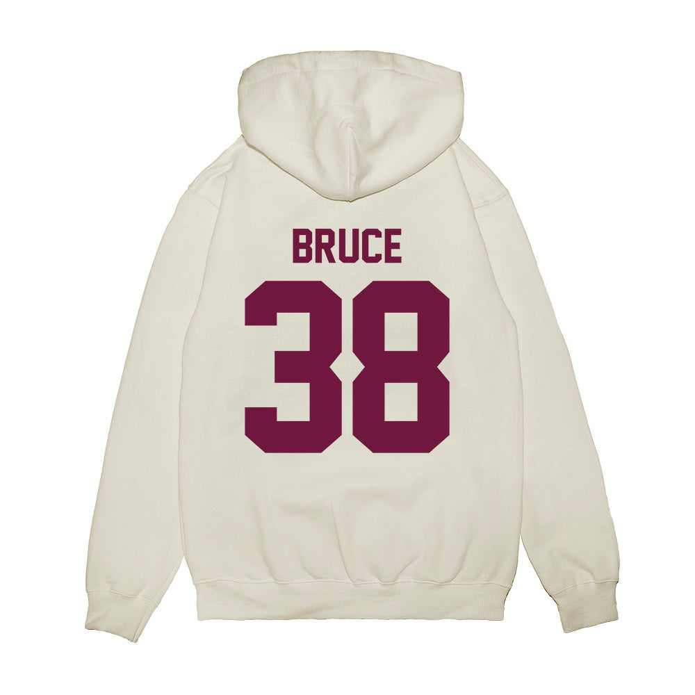Texas A&M - NCAA Football : Benjamin Bruce - Vintage Helmet Premium Hooded Sweatshirt-1