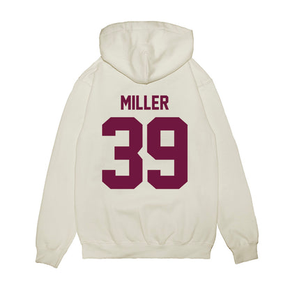 Texas A&M - NCAA Football : Luke Miller - Vintage Helmet Premium Hooded Sweatshirt-1