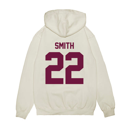 Texas A&M - NCAA Football : EJ Smith - Vintage Helmet Premium Hooded Sweatshirt-1