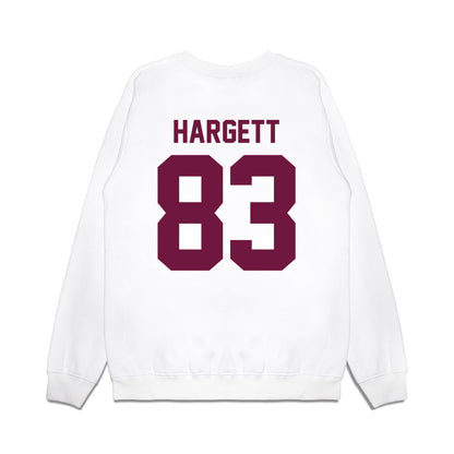 Texas A&M - NCAA Football : Will Hargett - Vintage Helmet Premium Crewneck Sweatshirt-1