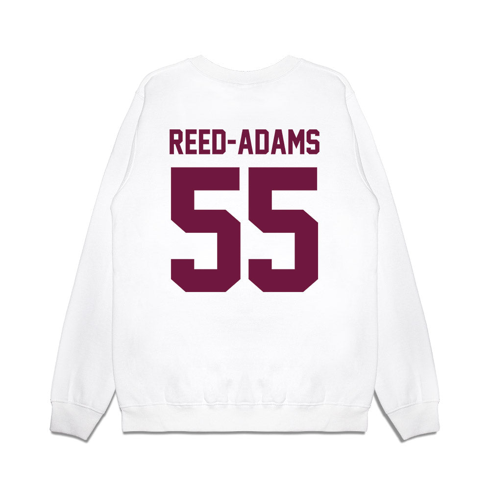 Texas A&M - NCAA Football : Ar'maj Reed-Adams - Vintage Helmet Premium Crewneck Sweatshirt-1