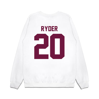 Texas A&M - NCAA Football : Johnny Ryder - Vintage Helmet Premium Crewneck Sweatshirt-1