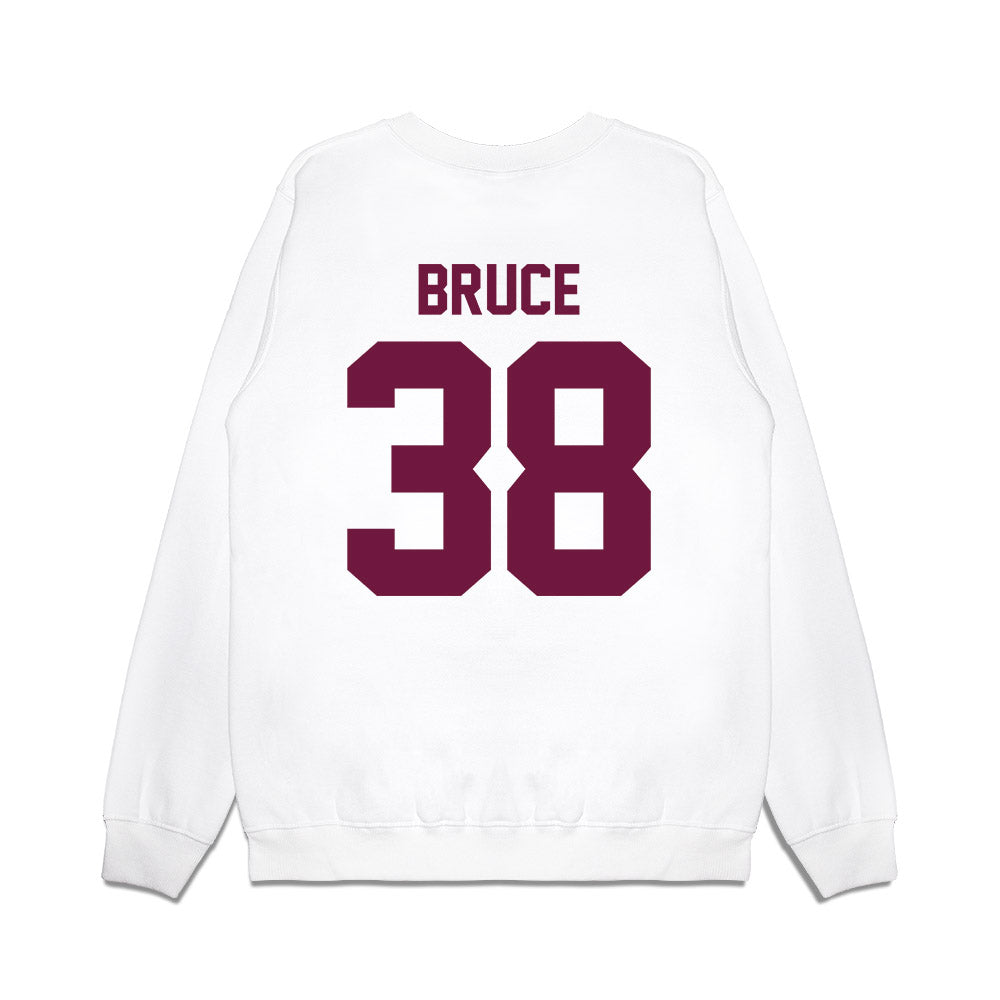 Texas A&M - NCAA Football : Benjamin Bruce - Vintage Helmet Premium Crewneck Sweatshirt-1