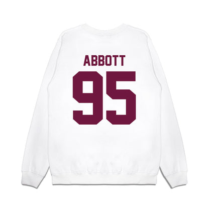 Texas A&M - NCAA Football : Alex Abbott - Vintage Helmet Premium Crewneck Sweatshirt-1