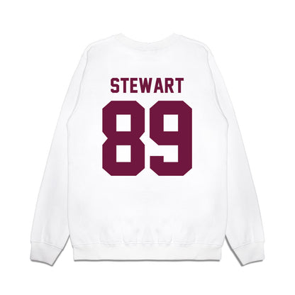 Texas A&M - NCAA Football : Kade Stewart - Vintage Helmet Premium Crewneck Sweatshirt-1