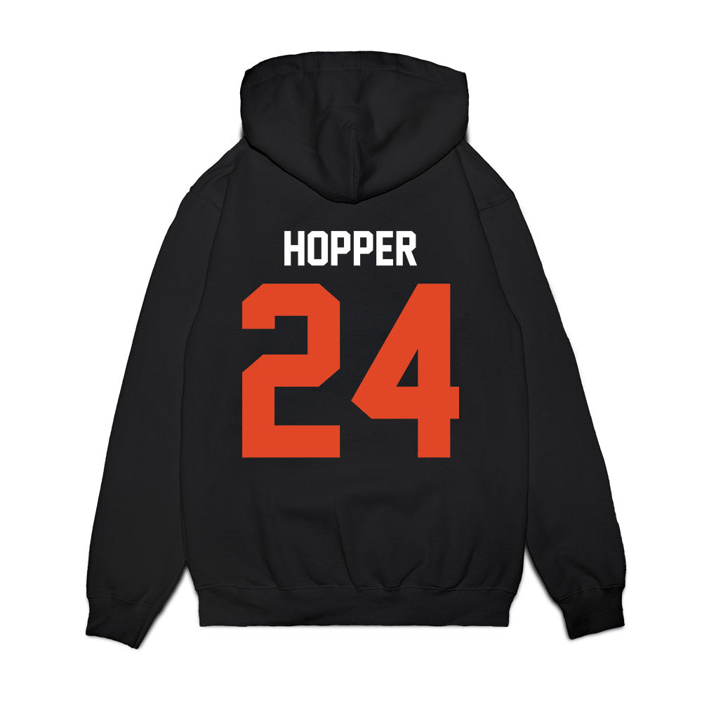 Oregon State - NCAA Football : Tyjai Hopper - Vintage Helmet Premium Hooded Sweatshirt-1