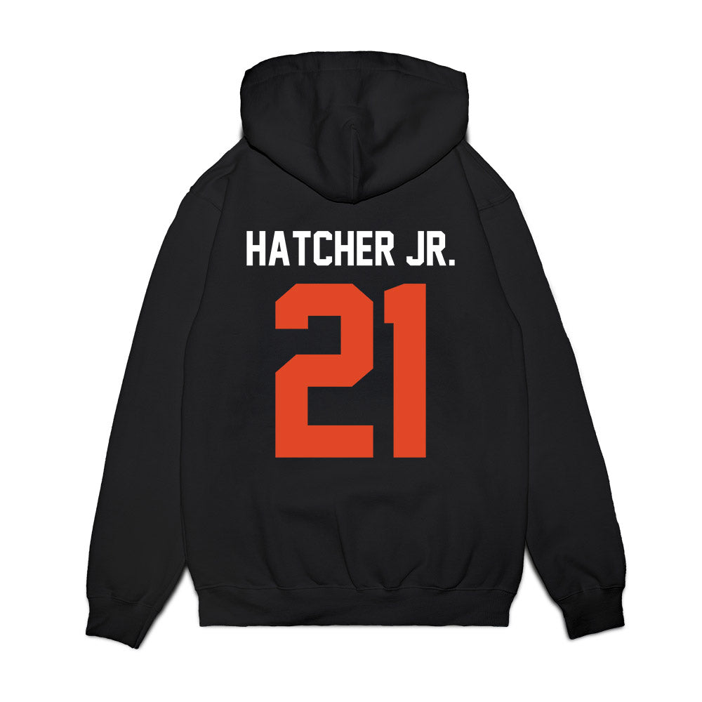 Oregon State - NCAA Football : Cornell Hatcher Jr. - Vintage Helmet Premium Hooded Sweatshirt-1
