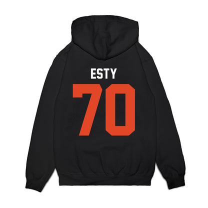 Oregon State - NCAA Football : Zander Esty - Vintage Helmet Premium Hooded Sweatshirt-1