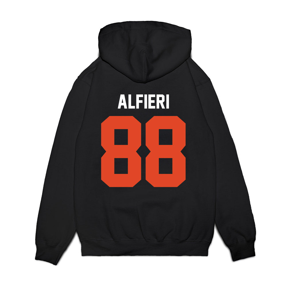 Oregon State - NCAA Football : Andy Alfieri - Vintage Helmet Premium Hooded Sweatshirt-1