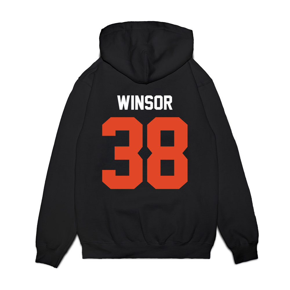Oregon State - NCAA Football : AJ Winsor - Vintage Helmet Premium Hooded Sweatshirt-1