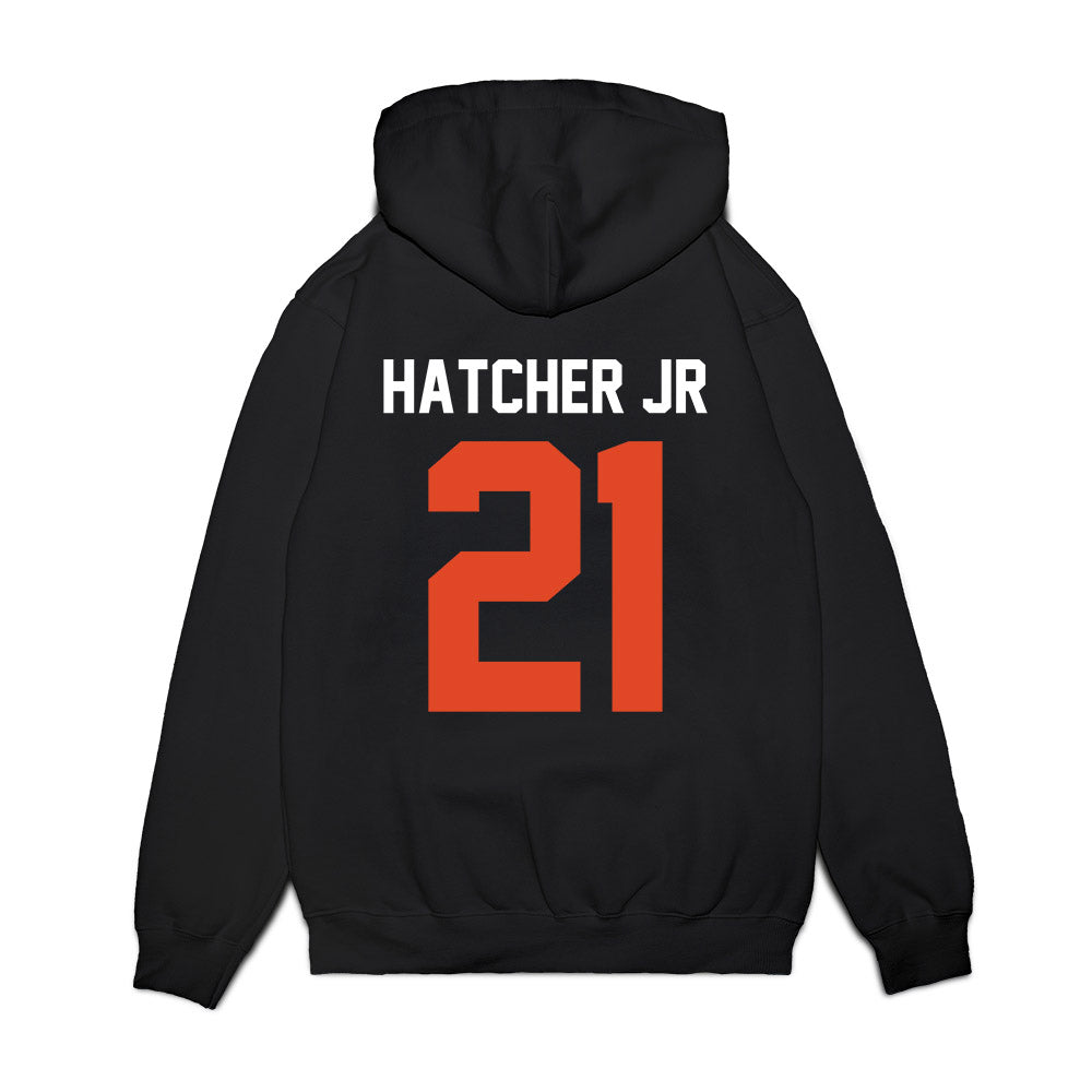 Oregon State - NCAA Football : Cornell Hatcher Jr - Vintage Helmet Premium Hooded Sweatshirt-1