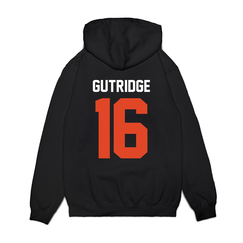 Oregon State - NCAA Football : Kallen Gutridge - Vintage Helmet Premium Hooded Sweatshirt-1
