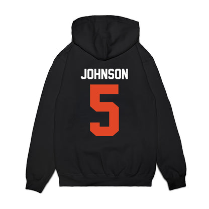 Oregon State - NCAA Football : Gabarri Johnson - Vintage Helmet Premium Hooded Sweatshirt-1