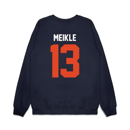 Oregon State - NCAA Football : Shamar Meikle - Vintage Helmet Premium Crewneck Sweatshirt-1