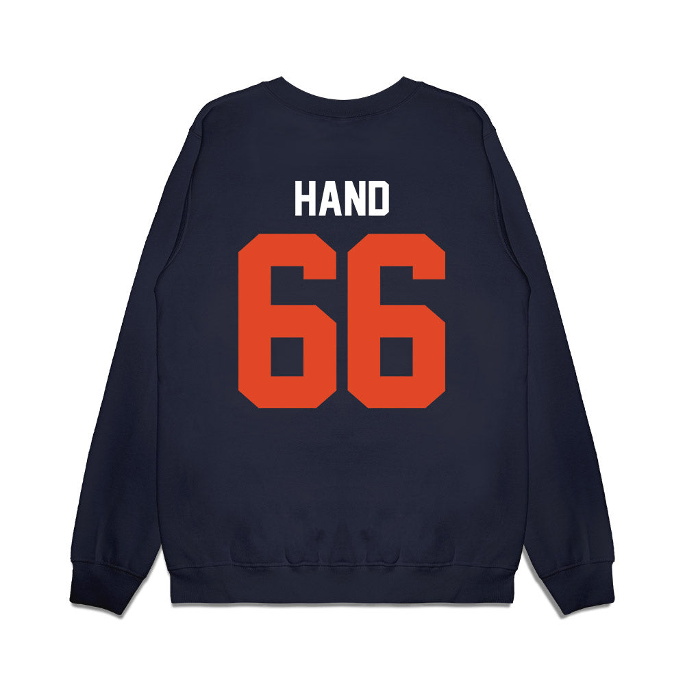 Oregon State - NCAA Football : JT Hand - Vintage Helmet Premium Crewneck Sweatshirt-1