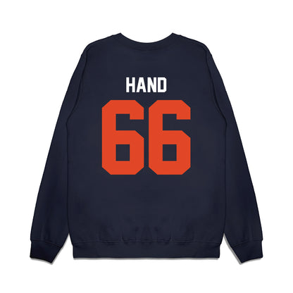 Oregon State - NCAA Football : JT Hand - Vintage Helmet Premium Crewneck Sweatshirt-1