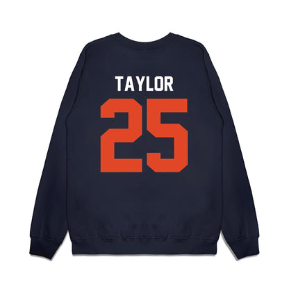 Oregon State - NCAA Football : Nikko Taylor - Vintage Helmet Premium Crewneck Sweatshirt-1