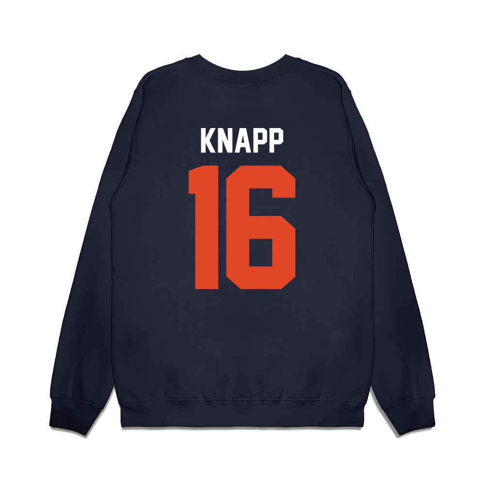 Oregon State - NCAA Football : Logan Knapp - Vintage Helmet Premium Crewneck Sweatshirt-1