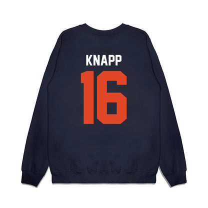 Oregon State - NCAA Football : Logan Knapp - Vintage Helmet Premium Crewneck Sweatshirt-1