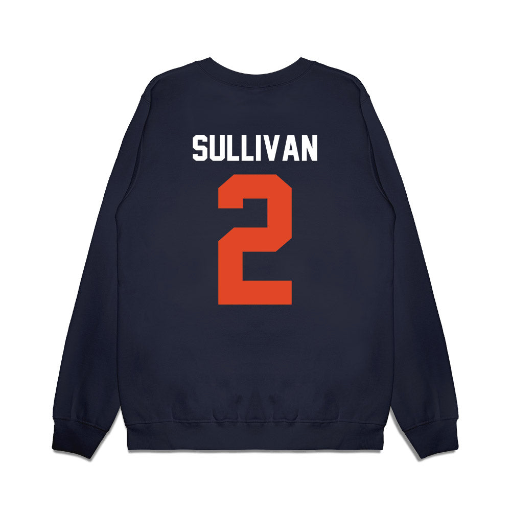 Oregon State - NCAA Football : Aiden Sullivan - Vintage Helmet Premium Crewneck Sweatshirt-1