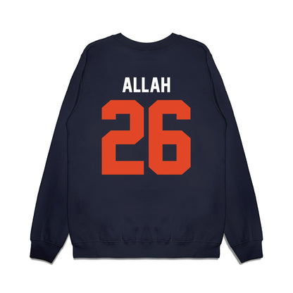 Oregon State - NCAA Football : Salahadin Allah - Vintage Helmet Premium Crewneck Sweatshirt-1