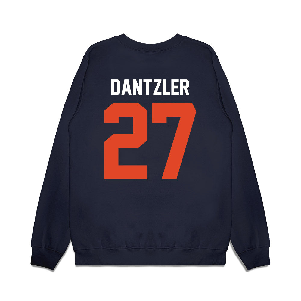 Oregon State - NCAA Football : Bleu Dantzler - Vintage Helmet Premium Crewneck Sweatshirt-1