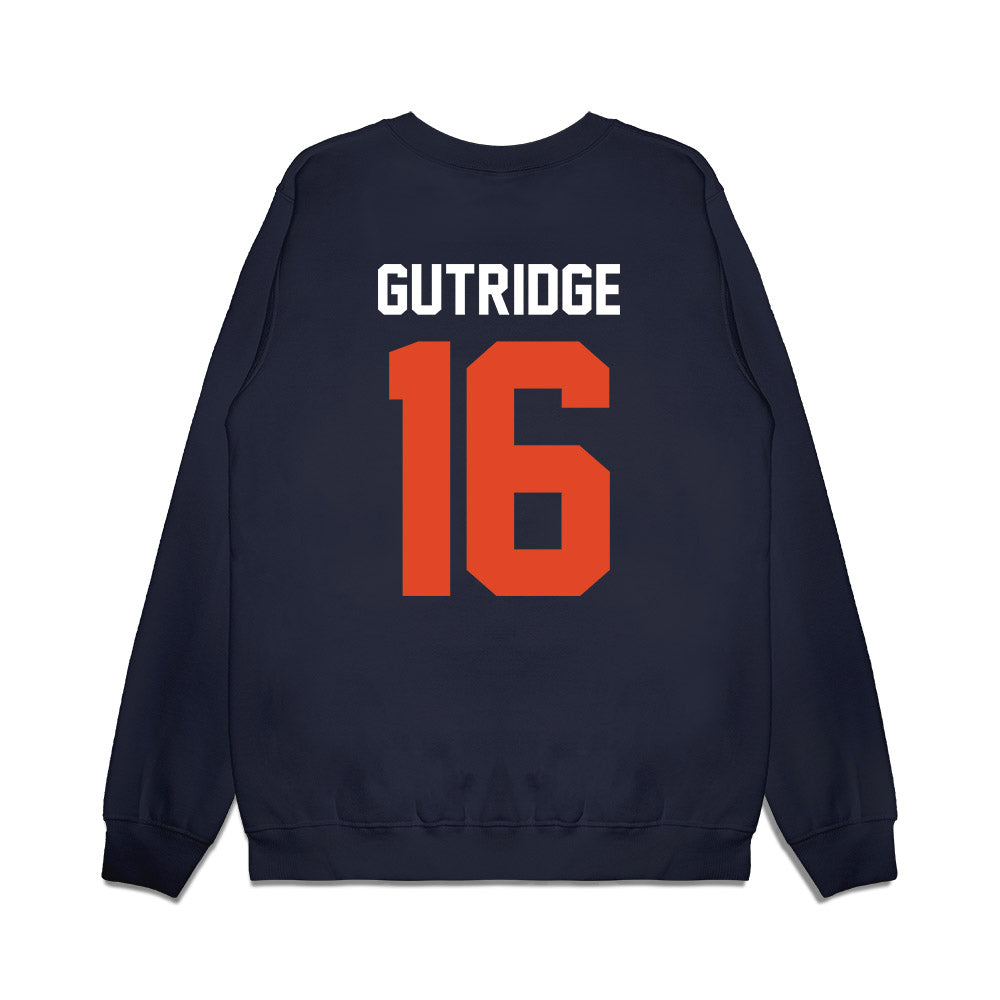 Oregon State - NCAA Football : Kallen Gutridge - Vintage Helmet Premium Crewneck Sweatshirt-1