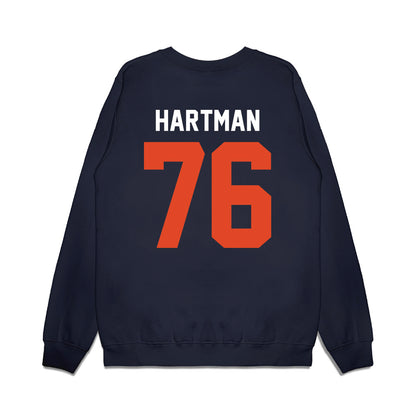 Oregon State - NCAA Football : Ben Hartman - Vintage Helmet Premium Crewneck Sweatshirt-1