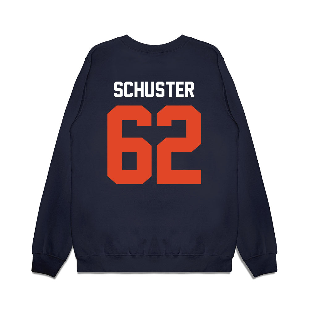 Oregon State - NCAA Football : Jacob Schuster - Vintage Helmet Premium Crewneck Sweatshirt-1