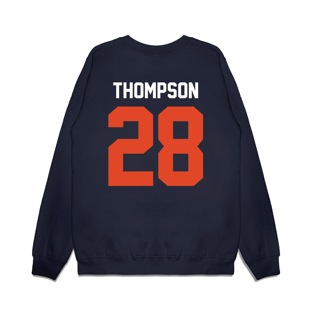 Oregon State - NCAA Football : Blake Thompson - Vintage Helmet Premium Crewneck Sweatshirt-1