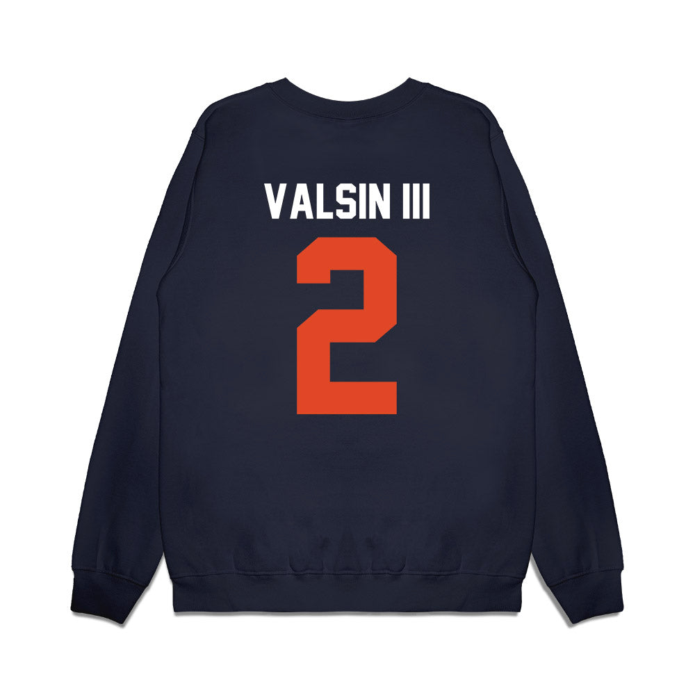 Oregon State - NCAA Football : Jimmy Valsin III - Vintage Helmet Premium Crewneck Sweatshirt-1