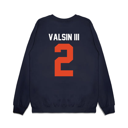 Oregon State - NCAA Football : Jimmy Valsin III - Vintage Helmet Premium Crewneck Sweatshirt-1