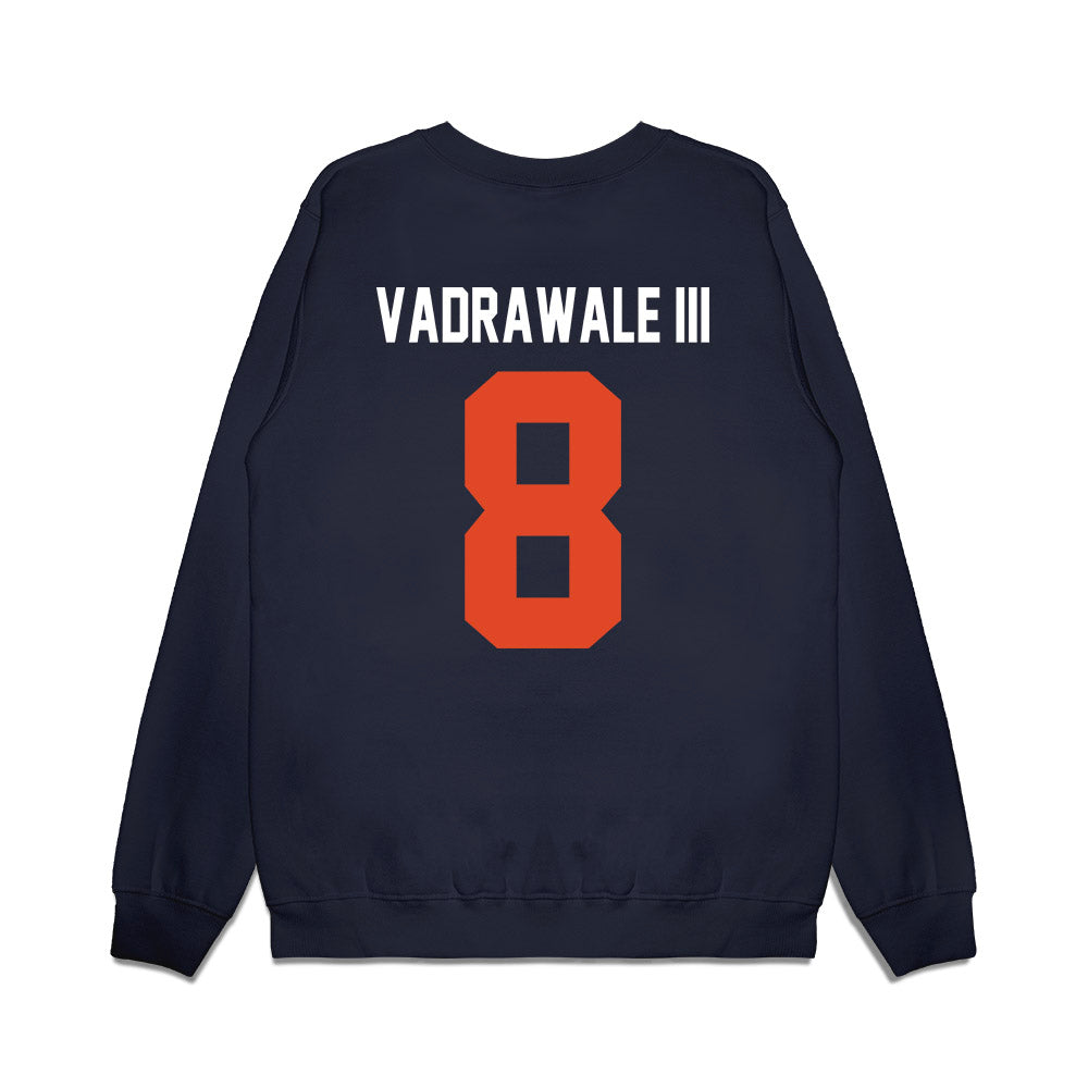 Oregon State - NCAA Football : Sailasa Vadrawale III - Vintage Helmet Premium Crewneck Sweatshirt-1