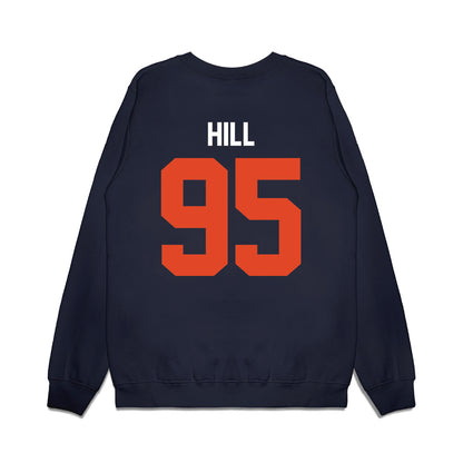 Oregon State - NCAA Football : Tygee Hill - Vintage Helmet Premium Crewneck Sweatshirt-1