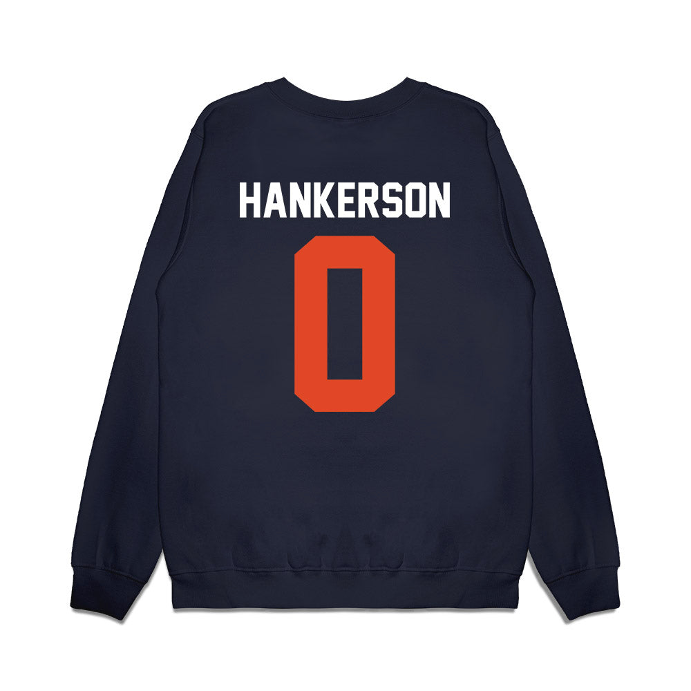 Oregon State - NCAA Football : Anthony Hankerson - Vintage Helmet Premium Crewneck Sweatshirt-1