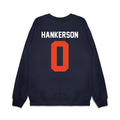 Oregon State - NCAA Football : Anthony Hankerson - Vintage Helmet Premium Crewneck Sweatshirt-1