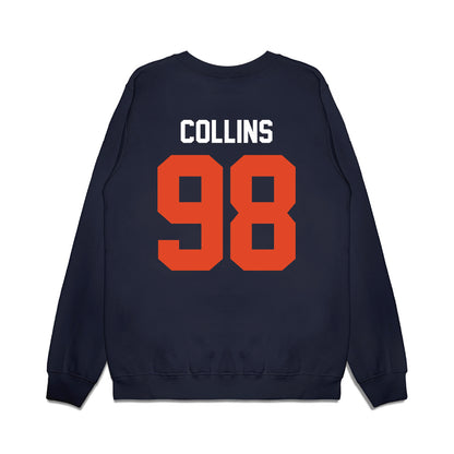 Oregon State - NCAA Football : Thomas Collins - Vintage Helmet Premium Crewneck Sweatshirt-1