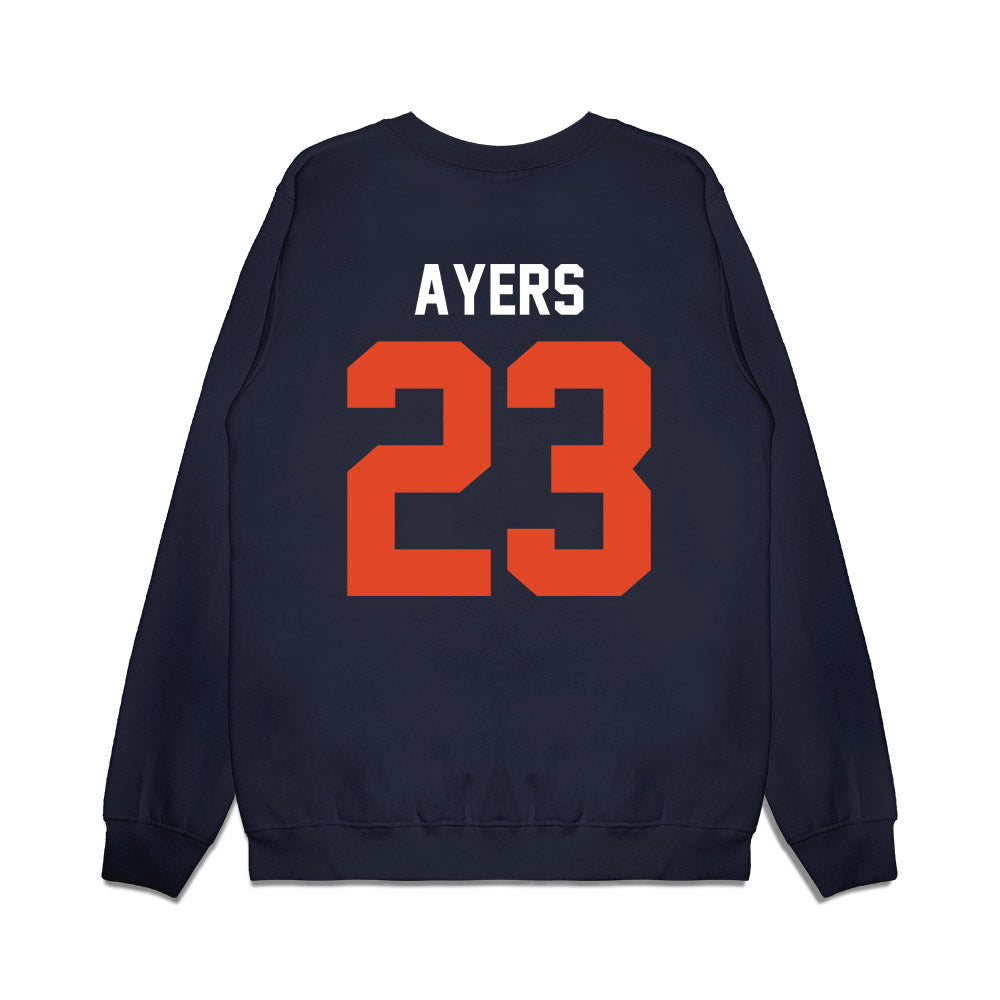 Oregon State - NCAA Football : Exodus Ayers - Vintage Helmet Premium Crewneck Sweatshirt-1