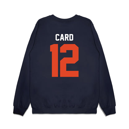 Oregon State - NCAA Football : Zachary Card - Vintage Helmet Premium Crewneck Sweatshirt-1