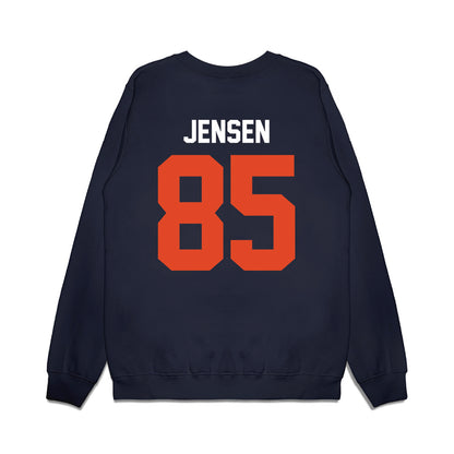 Oregon State - NCAA Football : Cooper Jensen - Vintage Helmet Premium Crewneck Sweatshirt-1