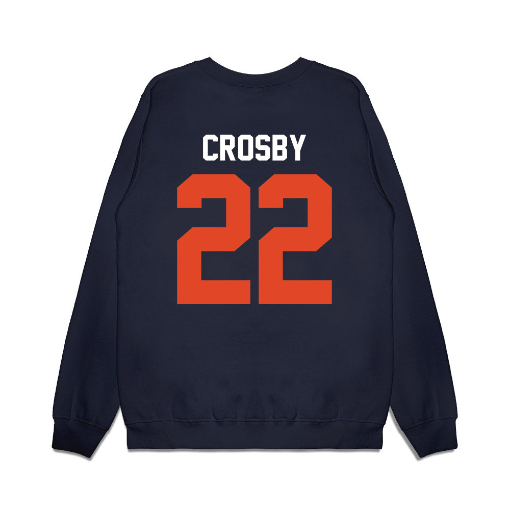 Oregon State - NCAA Football : Marquis Crosby - Vintage Helmet Premium Crewneck Sweatshirt-1
