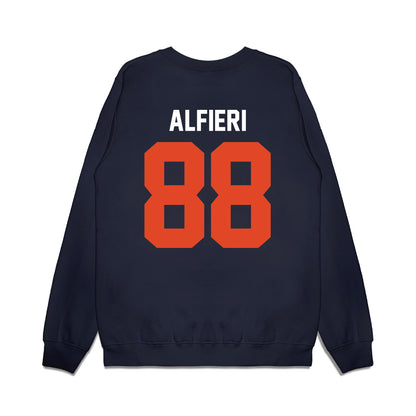 Oregon State - NCAA Football : Andy Alfieri - Vintage Helmet Premium Crewneck Sweatshirt-1