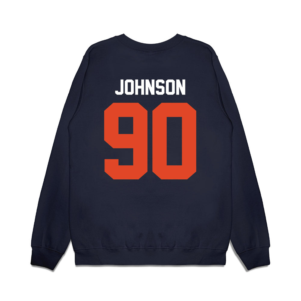 Oregon State - NCAA Football : Jojo Johnson - Vintage Helmet Premium Crewneck Sweatshirt-1