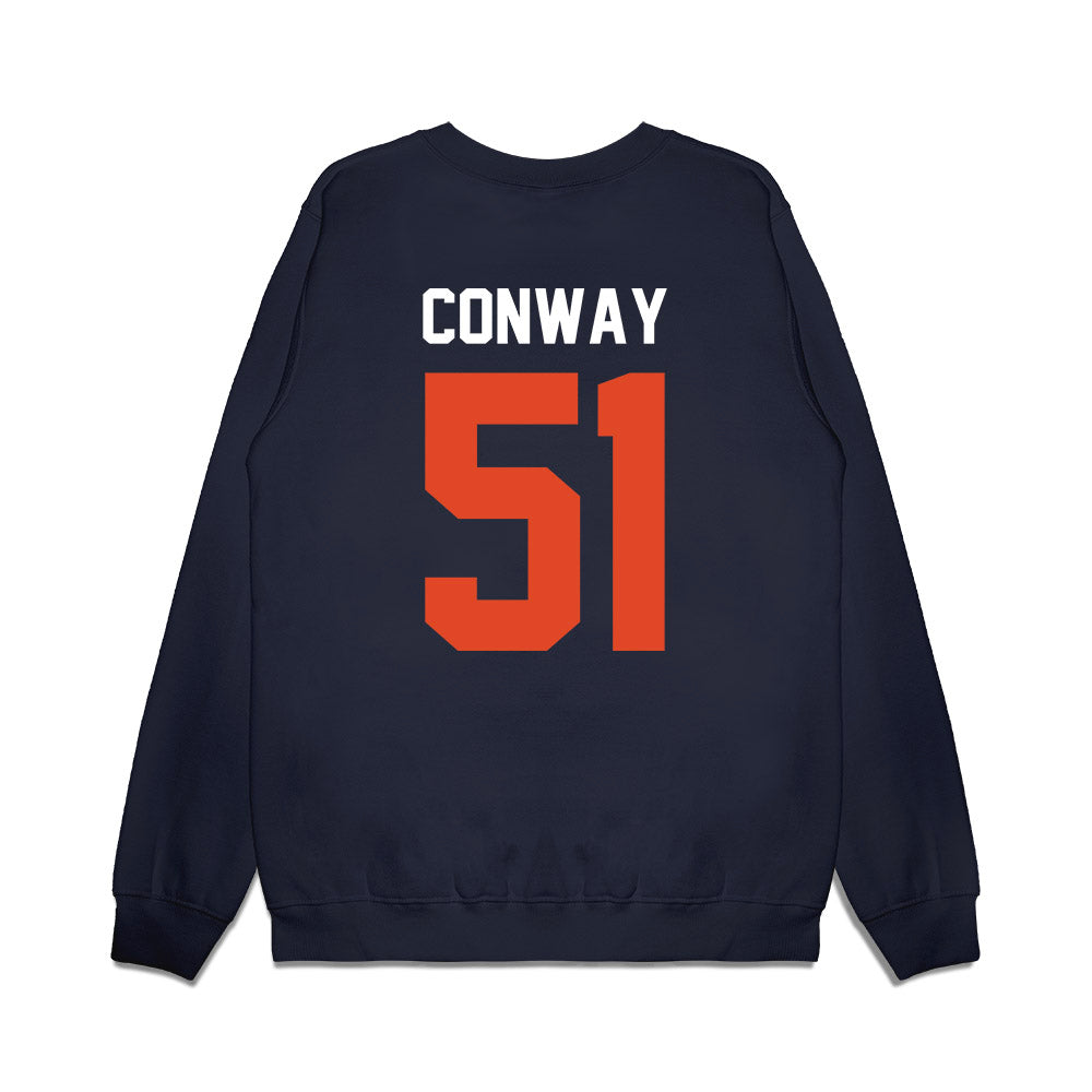 Oregon State - NCAA Football : Maddox Conway - Vintage Helmet Premium Crewneck Sweatshirt-1